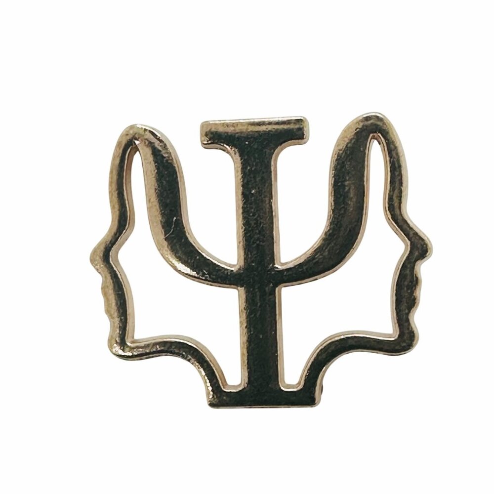 ⭐Psychology Psi Symbol Brooch Psychiatrist Pin Badge on Medical Doctor Nurse New - Picture 5 of 6